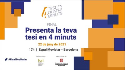 Un estudiant del Campus Diagonal Besòs a la final de 'Presenta la teva tesis en 4 minuts'