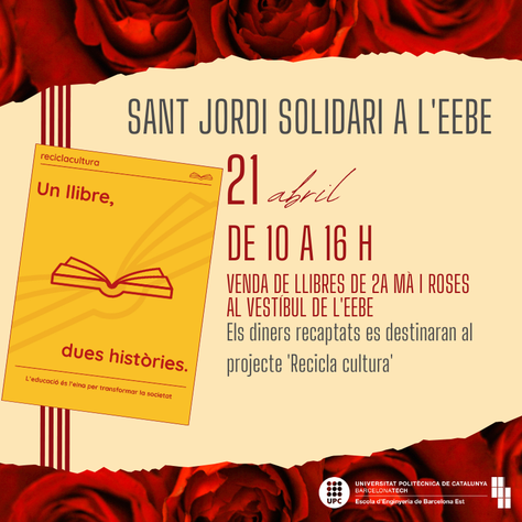 Un Sant Jordi solidari a l'EEBE